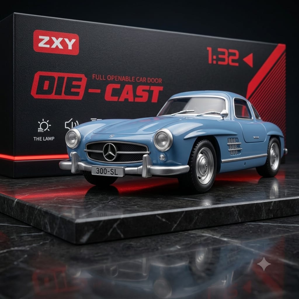 Mercedes Benz 300 SL ZXY Diecast 1:32