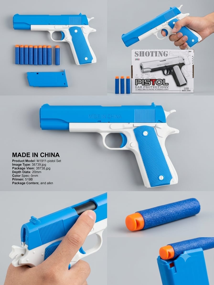 Soft Dart Foam Blaster Toy Gun