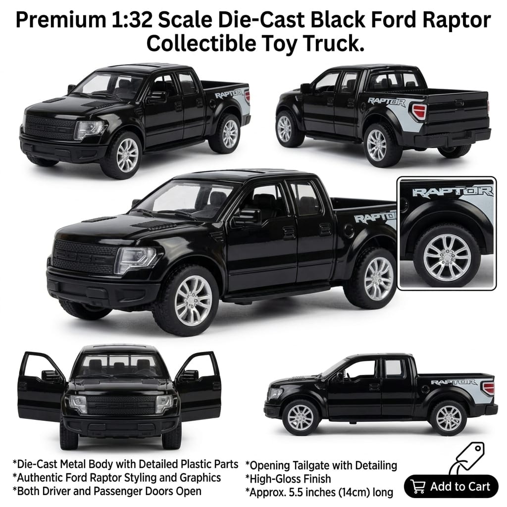 Ford Raptor 1:32 scale cd diecast
